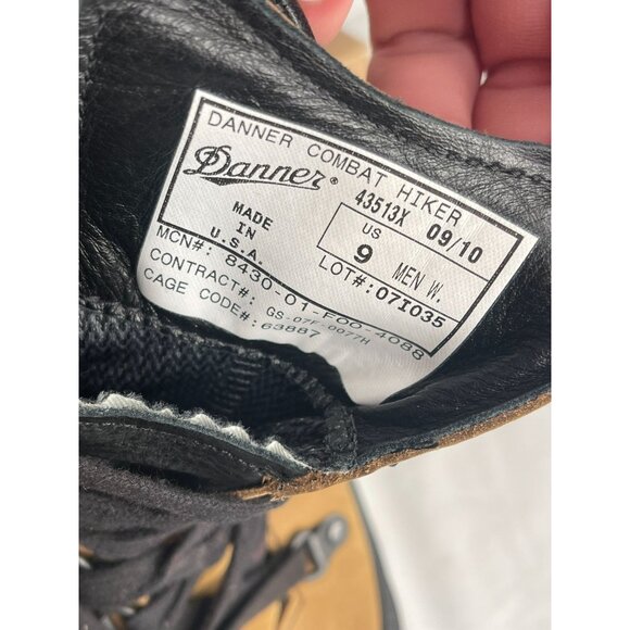 DANNER Combat Hiker Boots 43513X Brown Leather Men's Sz 9 USA Made NWOT - Picture 4 of 5